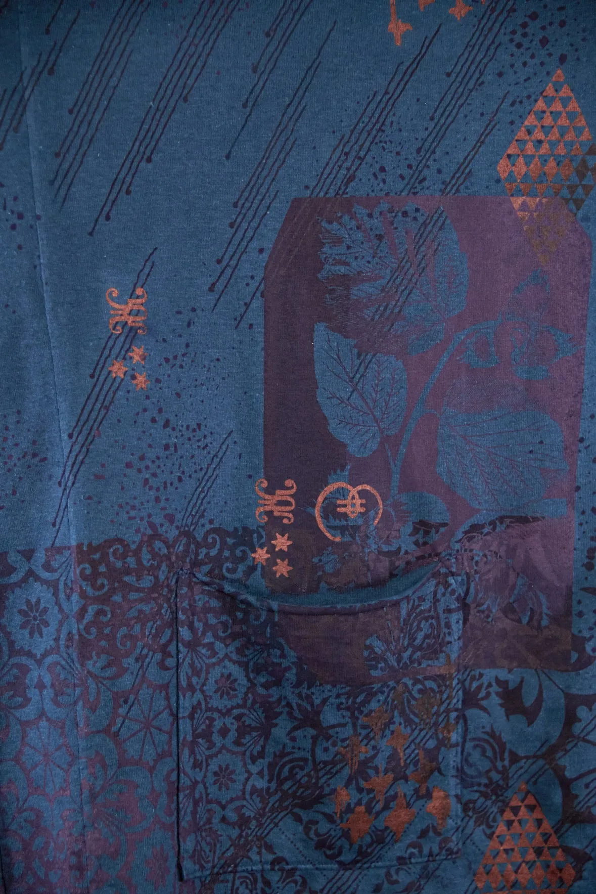 1585 Oversized Cabin Pullover Teal-P