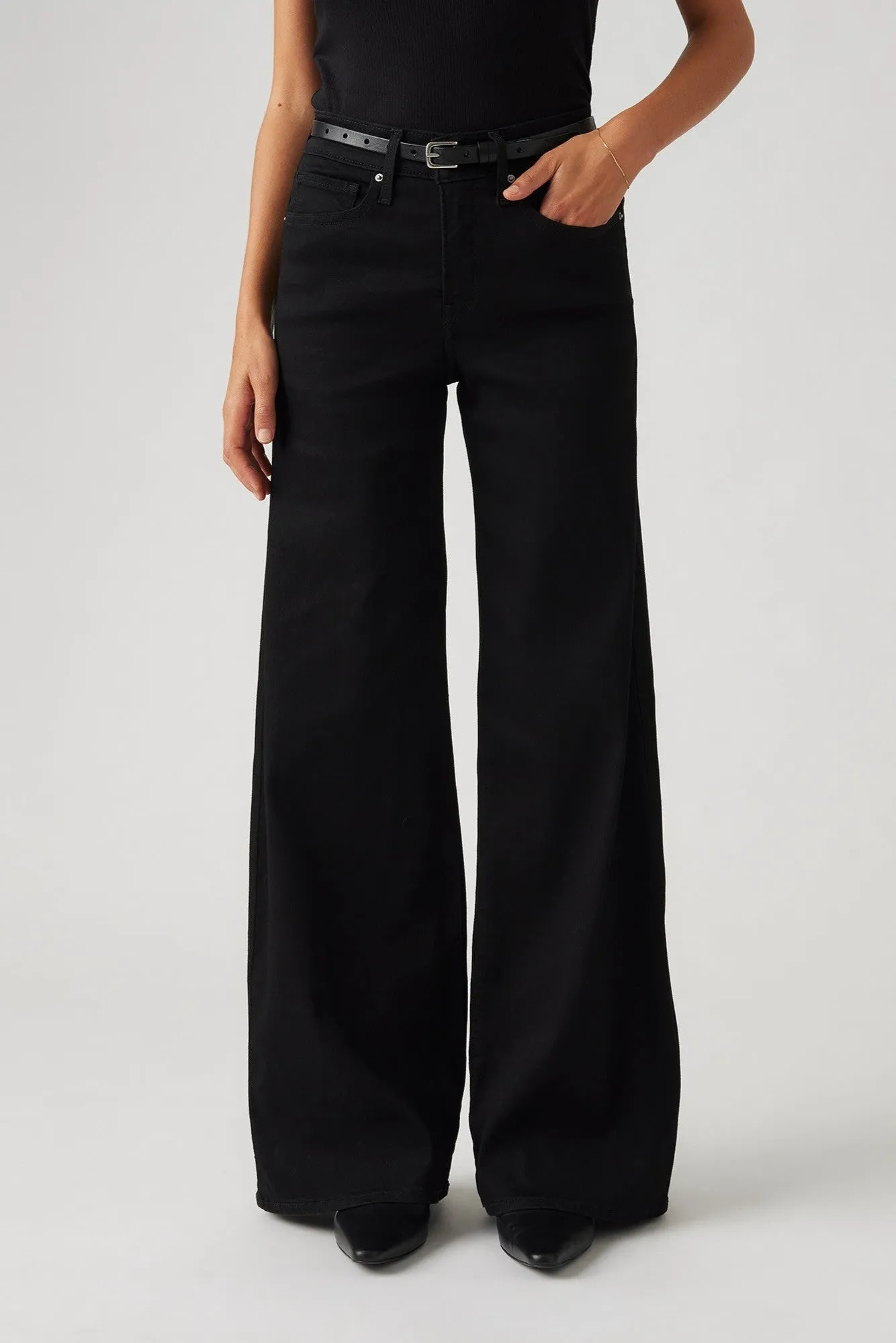 318 Shaping Wide Leg | Soft Black