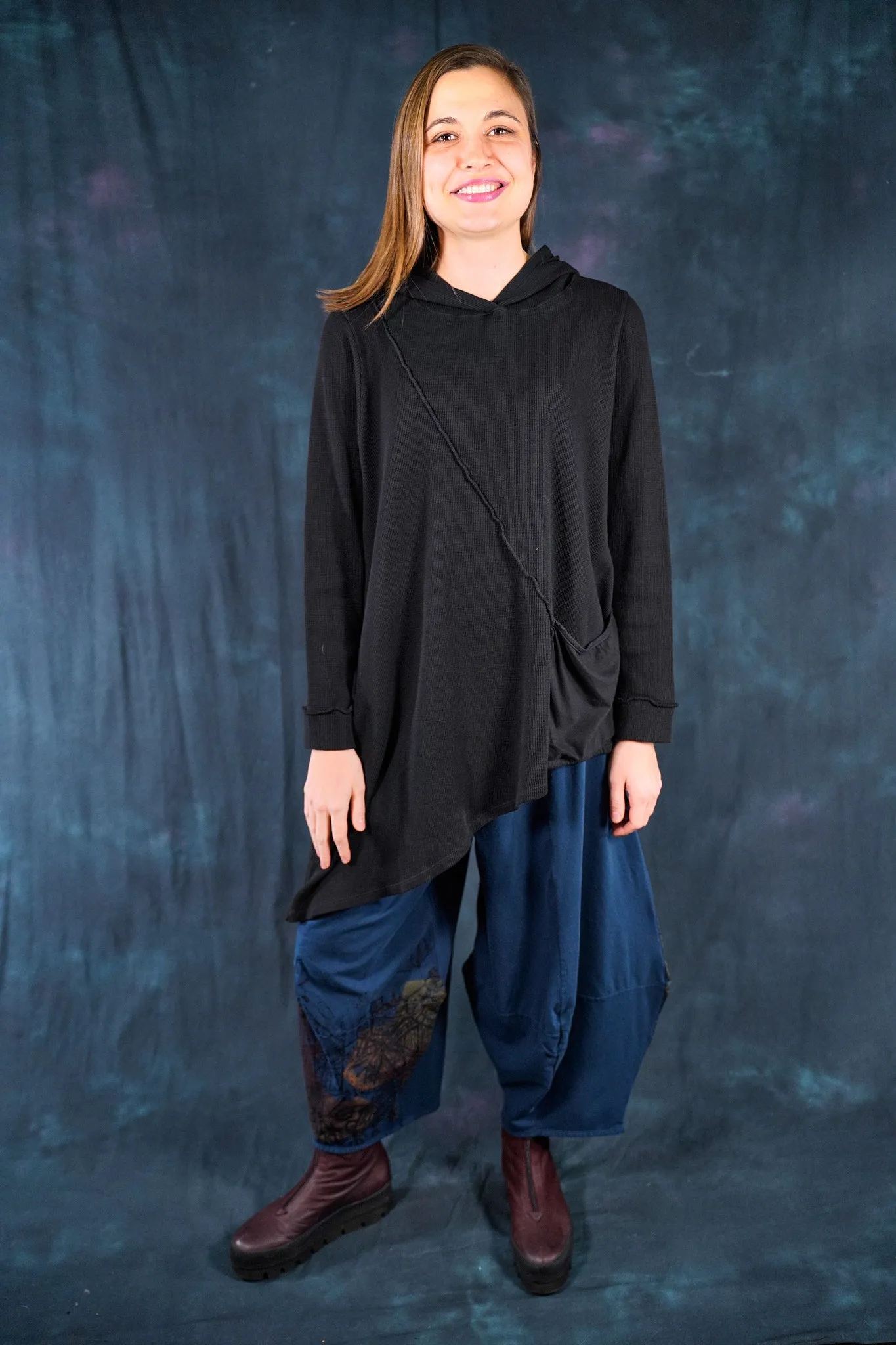 3273 Fold over Four Square Mood Blue-P