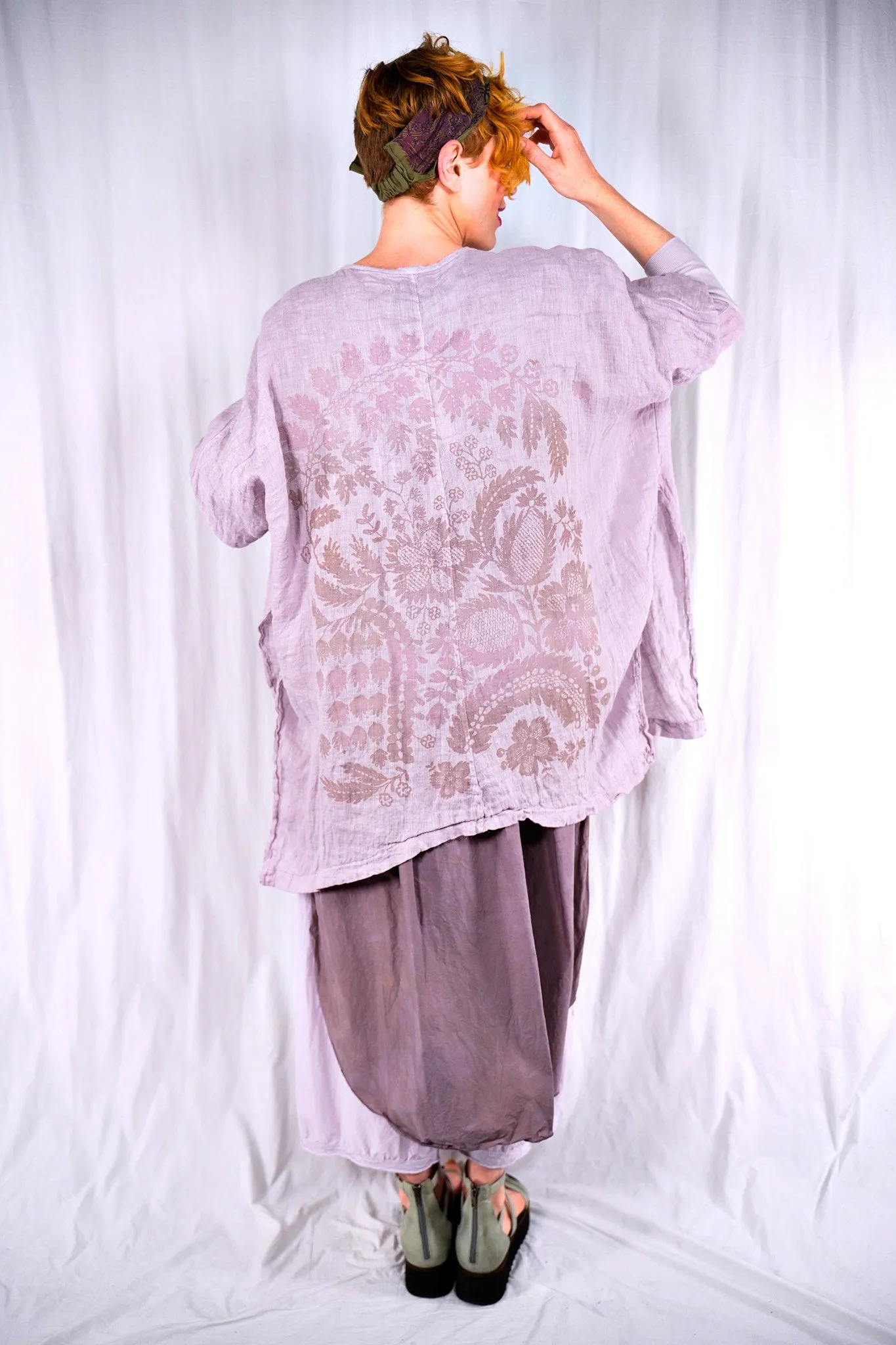 5253 Crinkle Cardi Rose Quartz-P