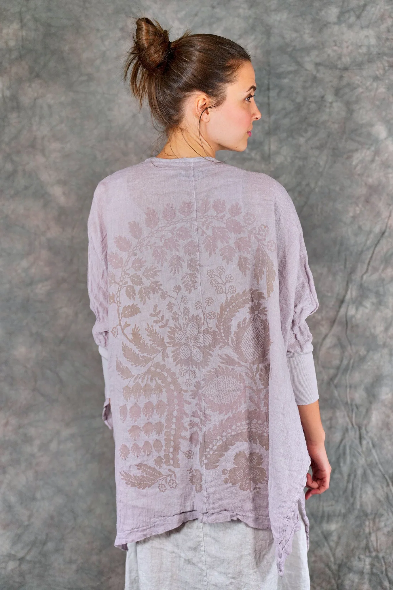 5253 Crinkle Cardi Rose Quartz-P