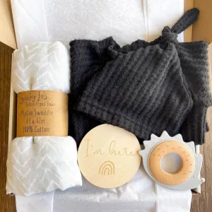 6 Piece Waffle Knit Outfit Gift Box