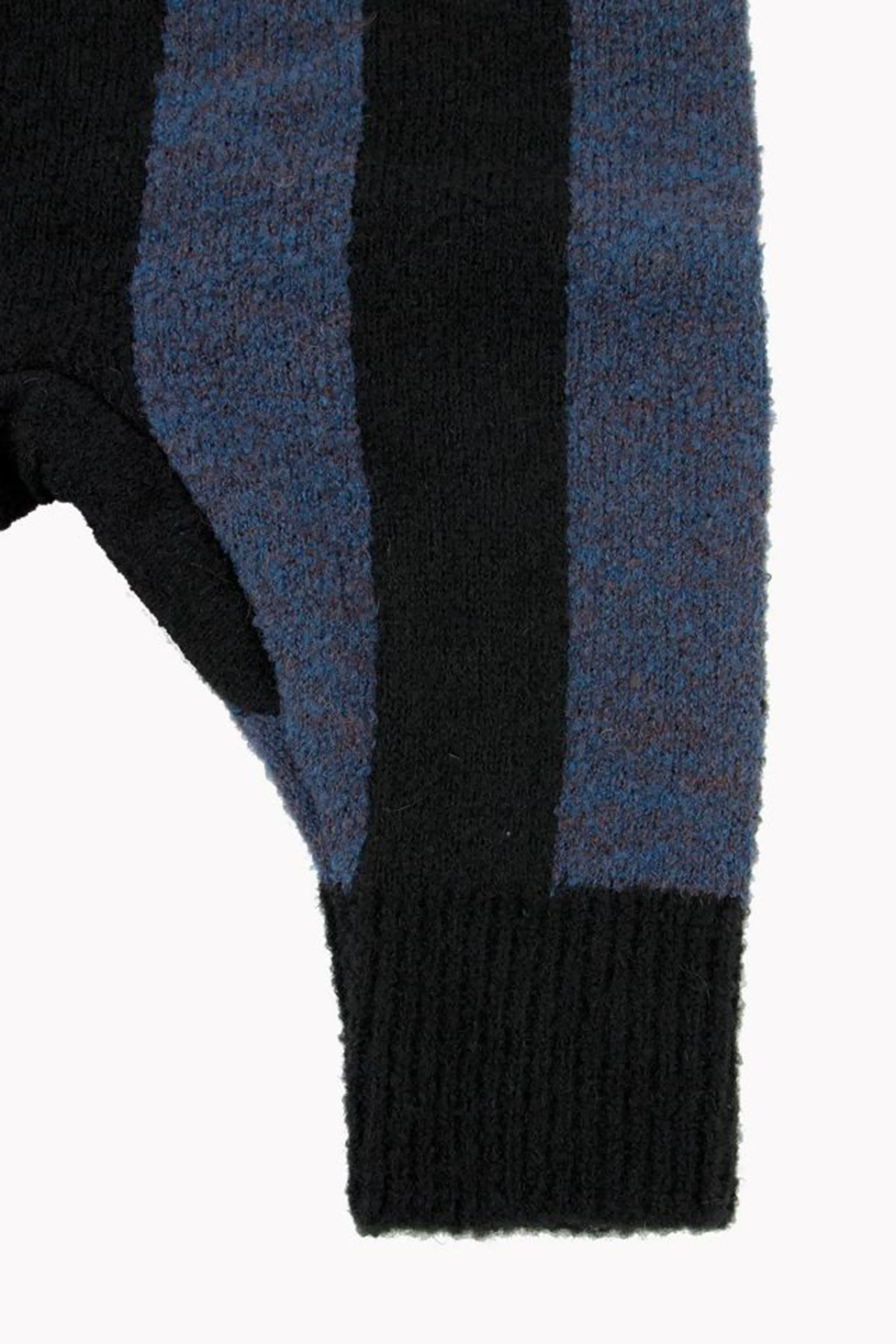 [6m OR 9m] TINYCOTTONS Stripes Pant in Black/True Navy