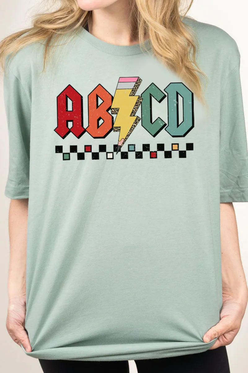 ABCD Teacher Combed Cotton T-Shirt