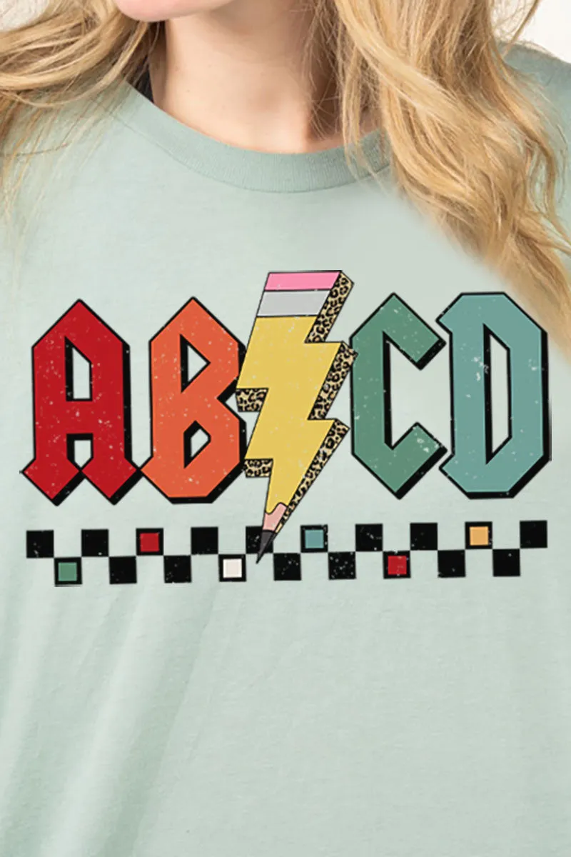 ABCD Teacher Combed Cotton T-Shirt