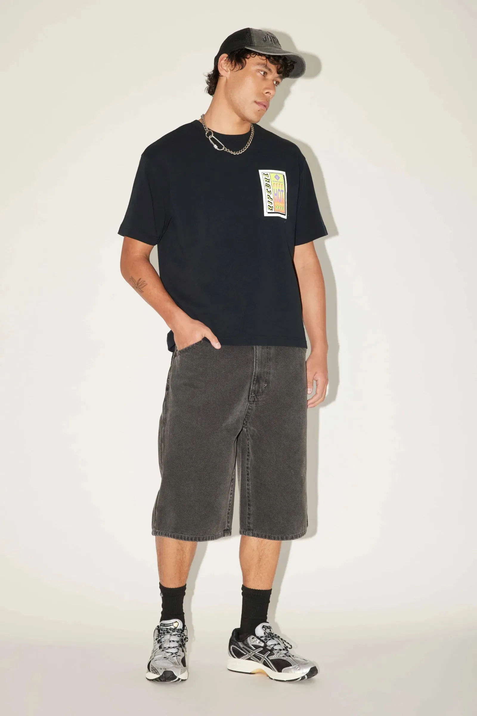 Abrand X Ripcurl Collab Hot Locals Tee - Black