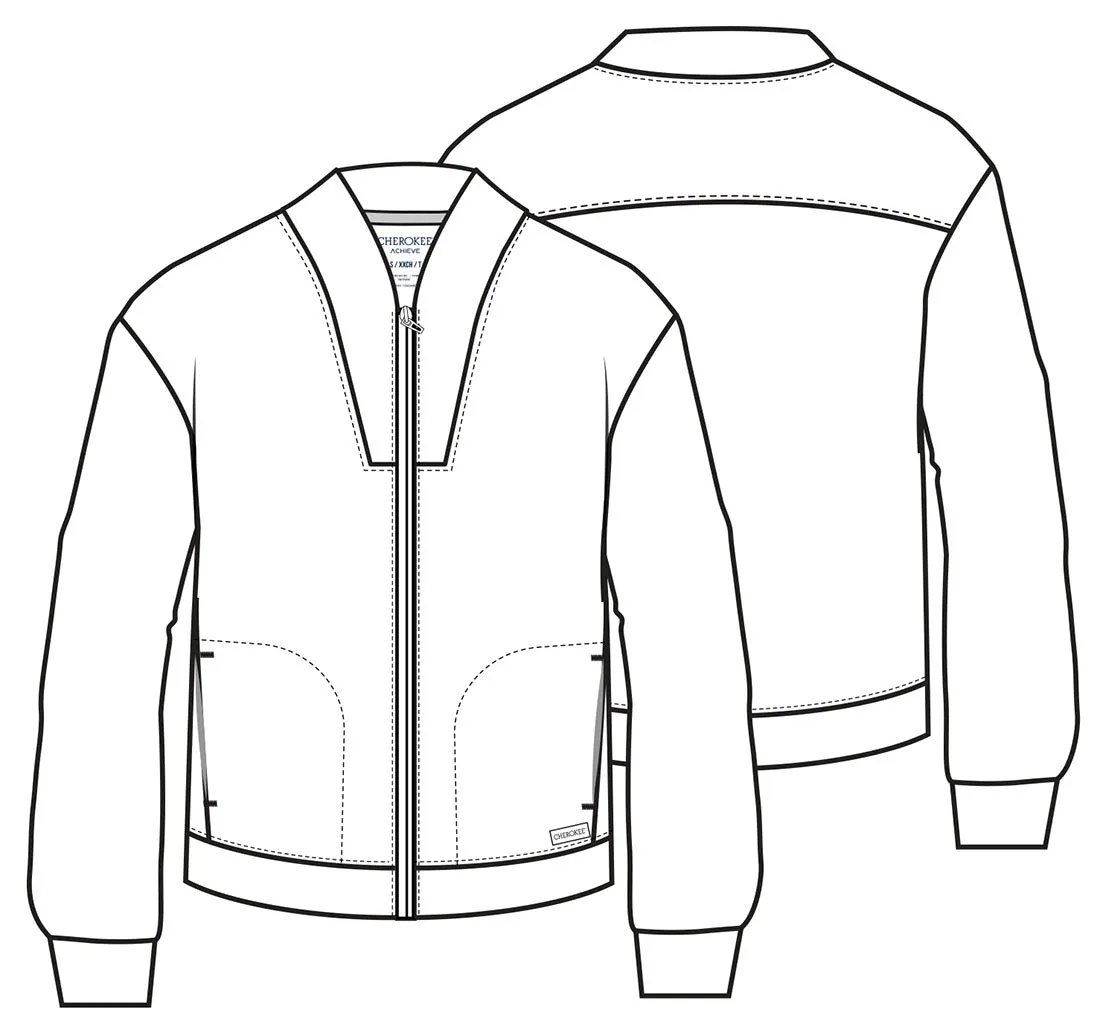 Achieve CK353 Women's Zip-Up Warm-Up Jacket Red