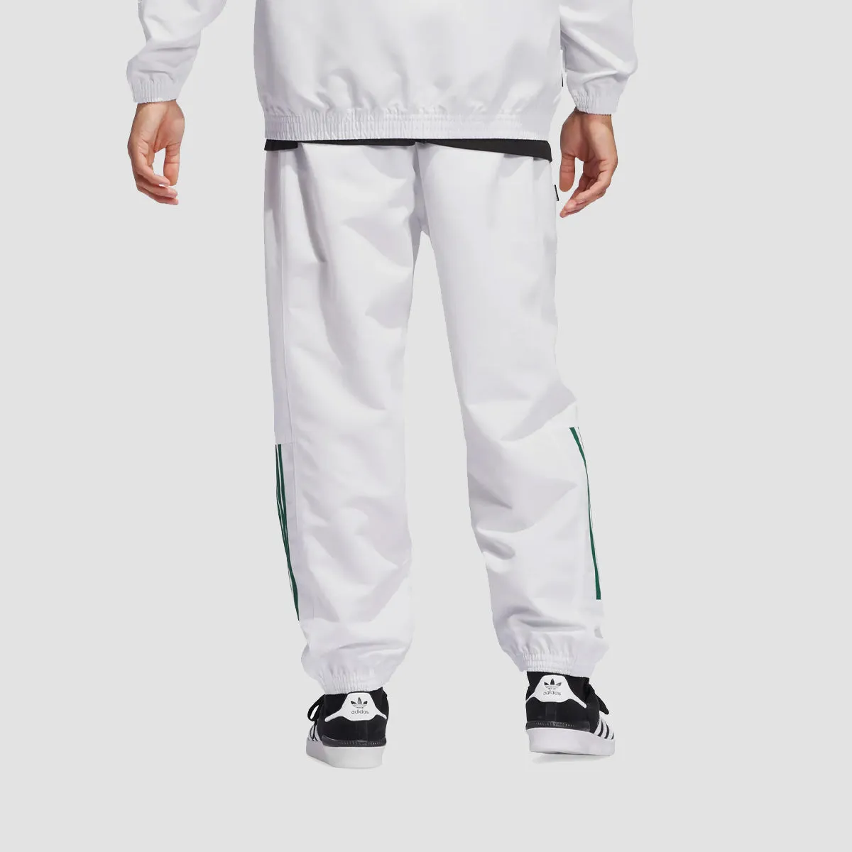 adidas Skateboarding Gatsele Track Pants (Gender Neutral) Crystal White/Dark Green