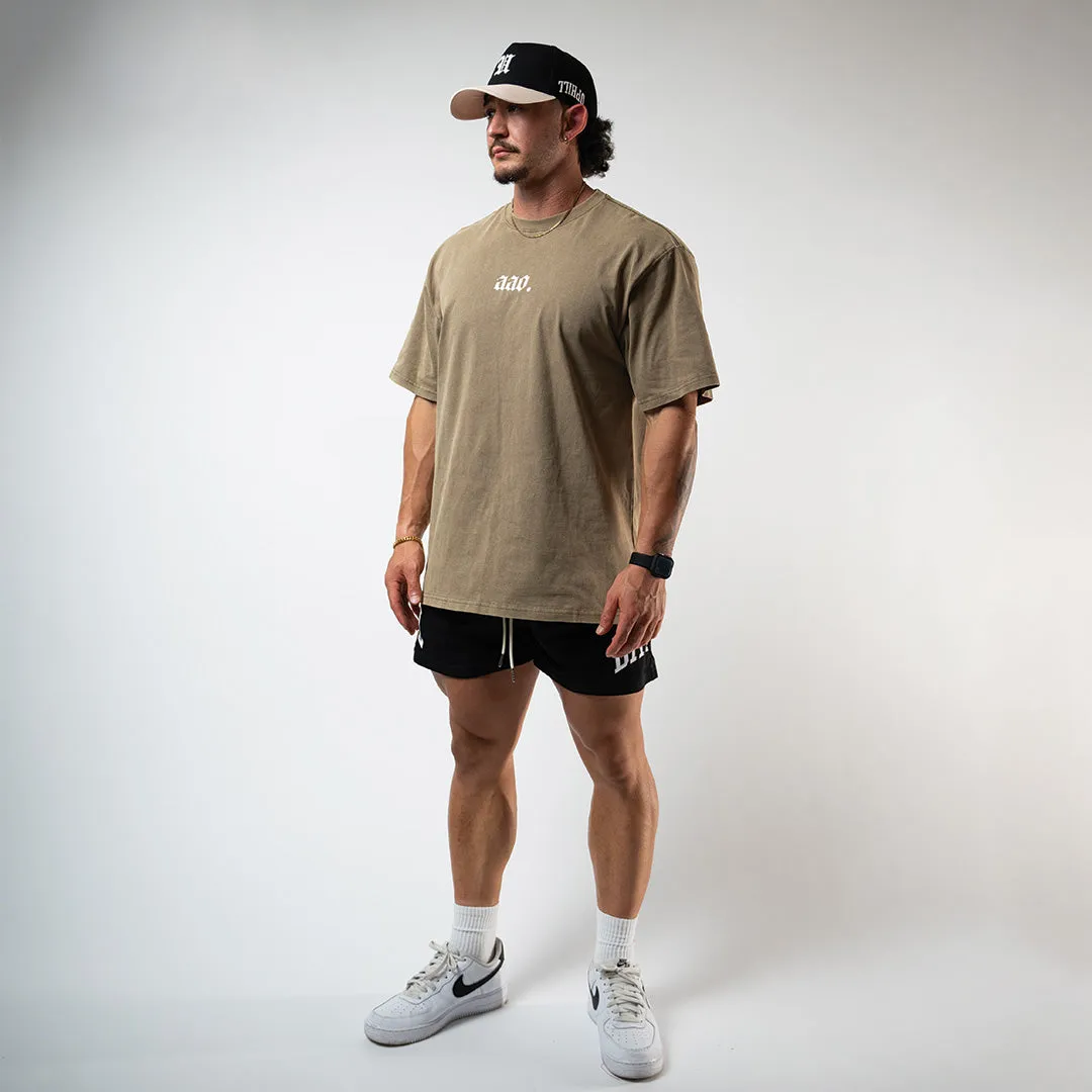 Against All Odds Oversized Tee - Vintage Olive