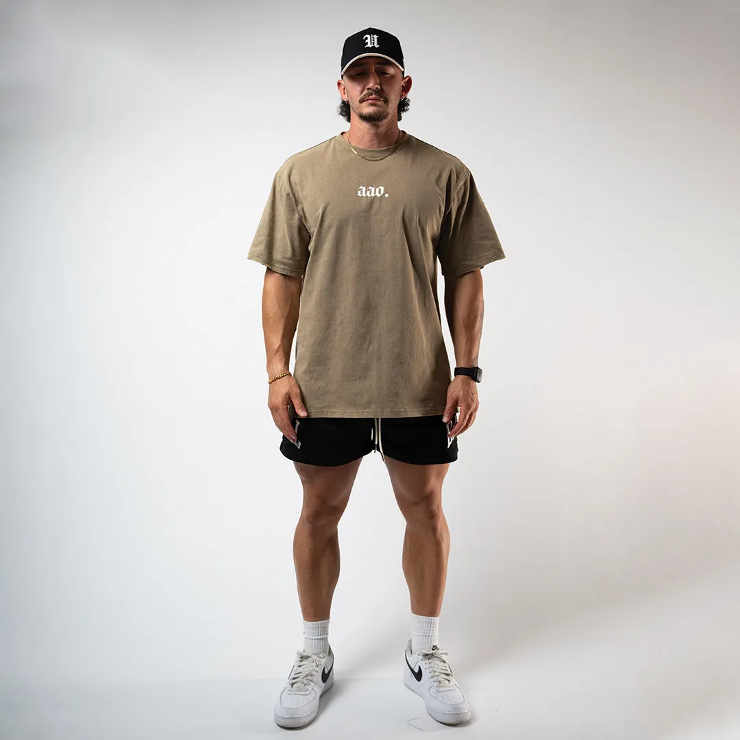 Against All Odds Oversized Tee - Vintage Olive