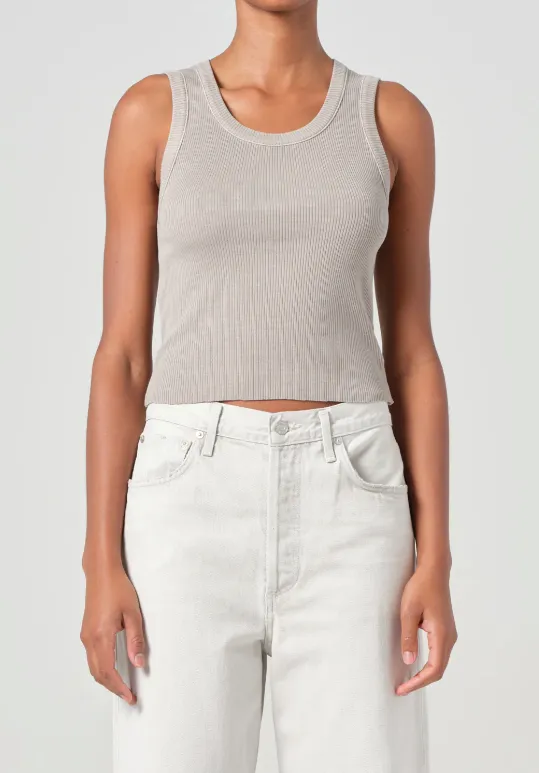 AGOLDE SHRUNKEN POPPY TANK