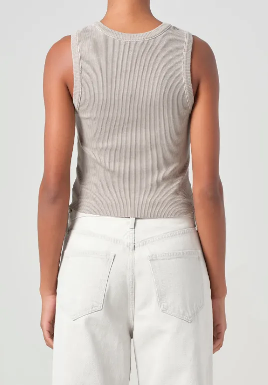 AGOLDE SHRUNKEN POPPY TANK