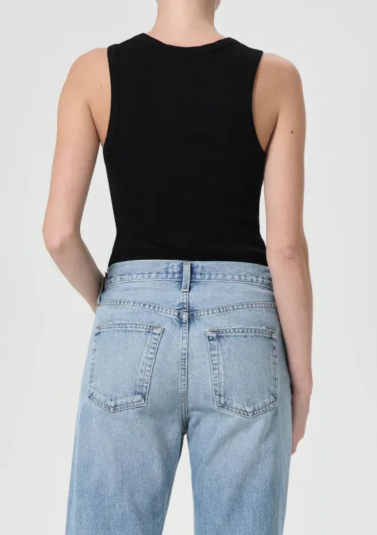 AGOLDE SHRUNKEN POPPY TANK