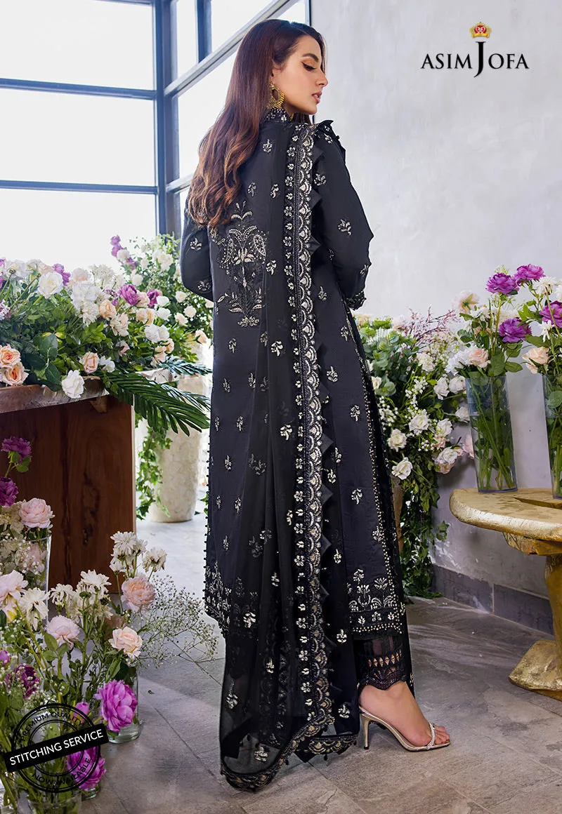 AJCK-08 | Asim Jofa Chikankari Eid Collection 2022 |  Unstitched Embroidered Lawn Suit