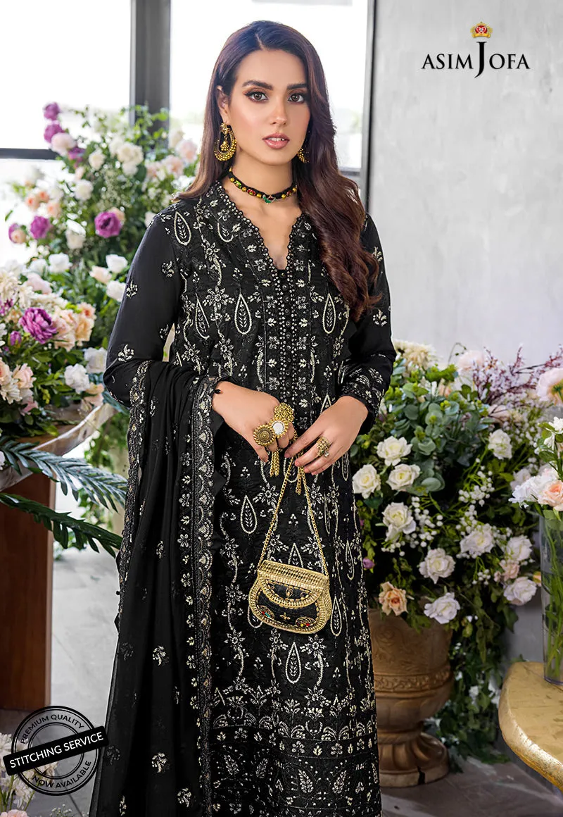 AJCK-08 | Asim Jofa Chikankari Eid Collection 2022 |  Unstitched Embroidered Lawn Suit