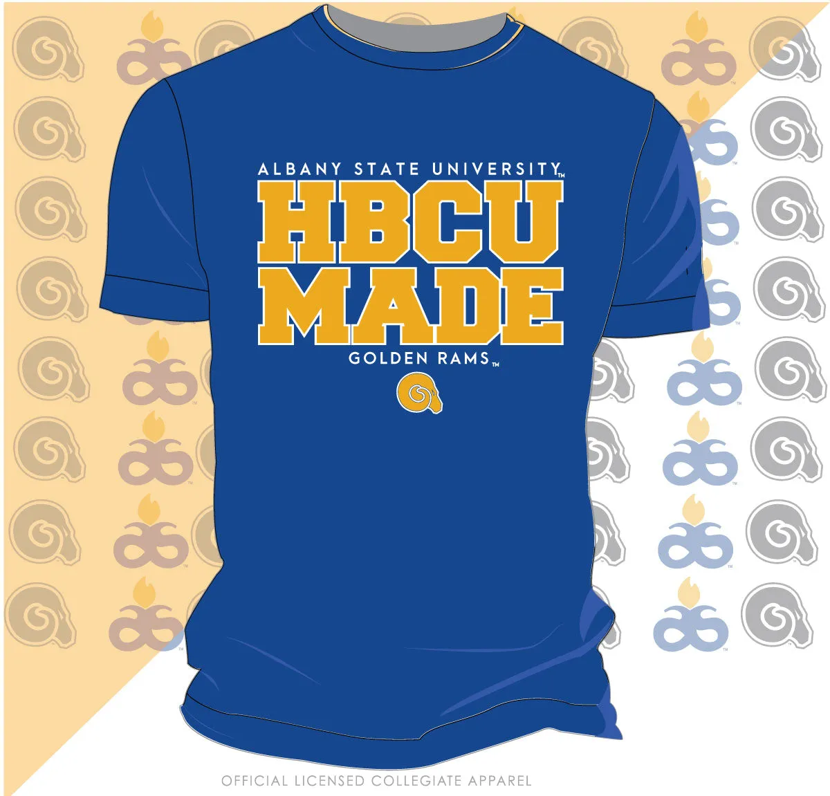 ALBANY ST. | HBCU MADE Royal Blue Unisex Tees (**)
