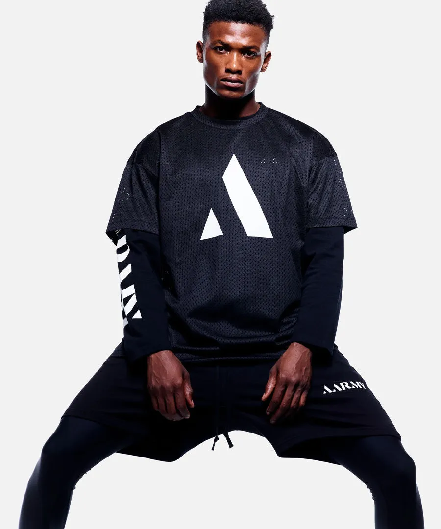 ALLOVER MESH TEE