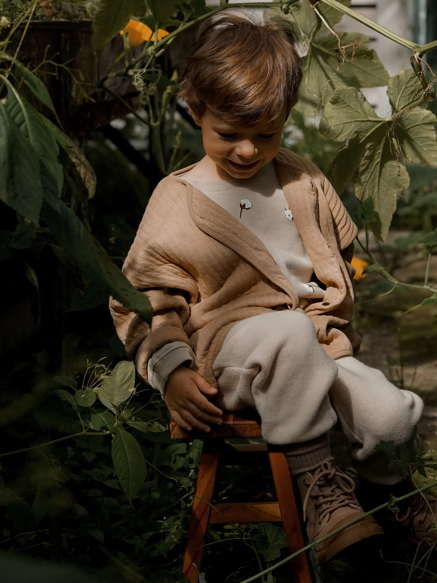 Almond Fleece Sweatpants