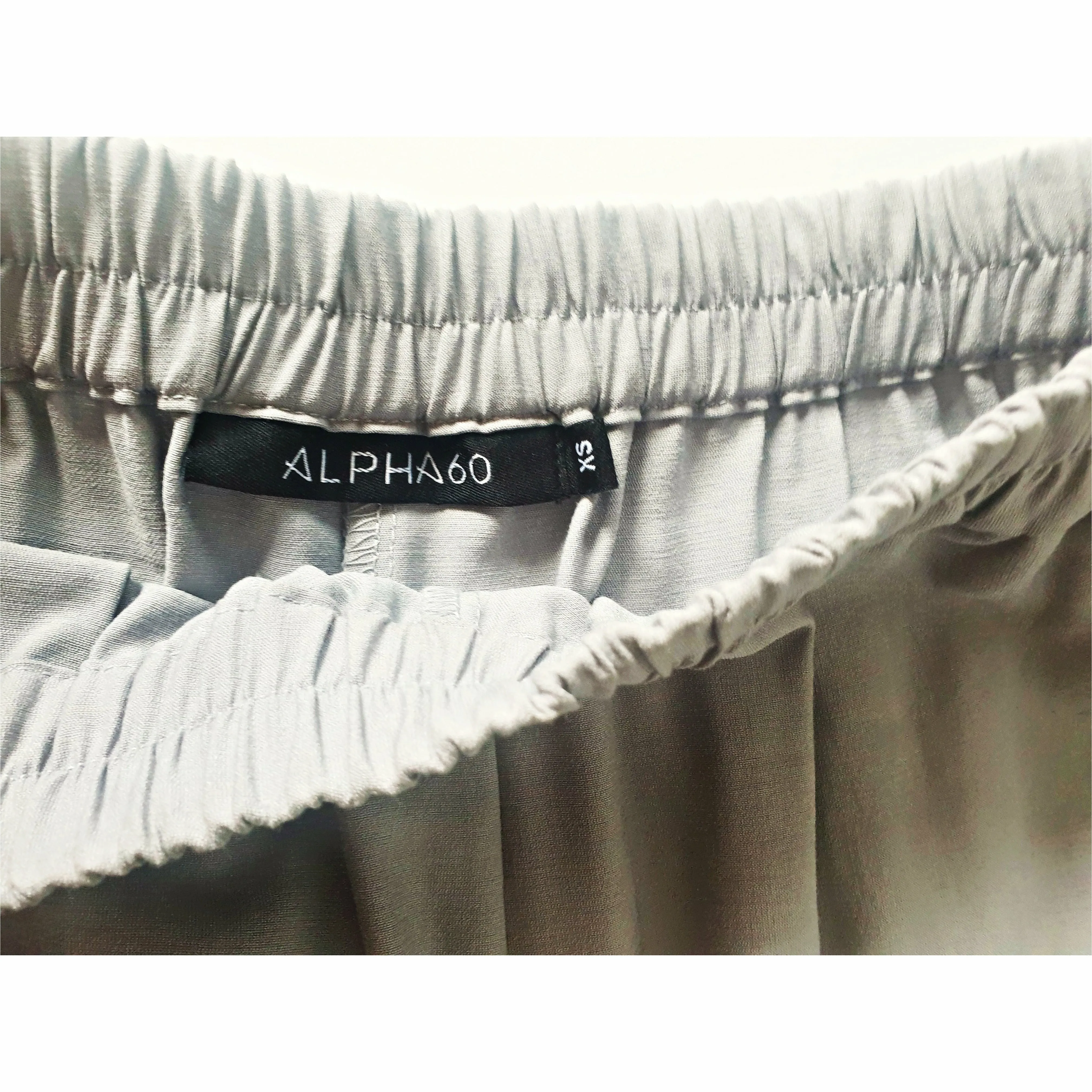 Alpha 60 blue-grey wide leg pants size XS