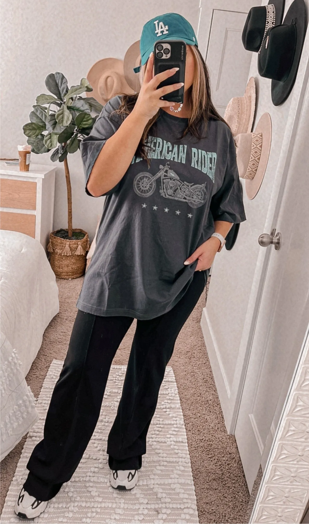 AMERICAN RIDER oversized graphic tee