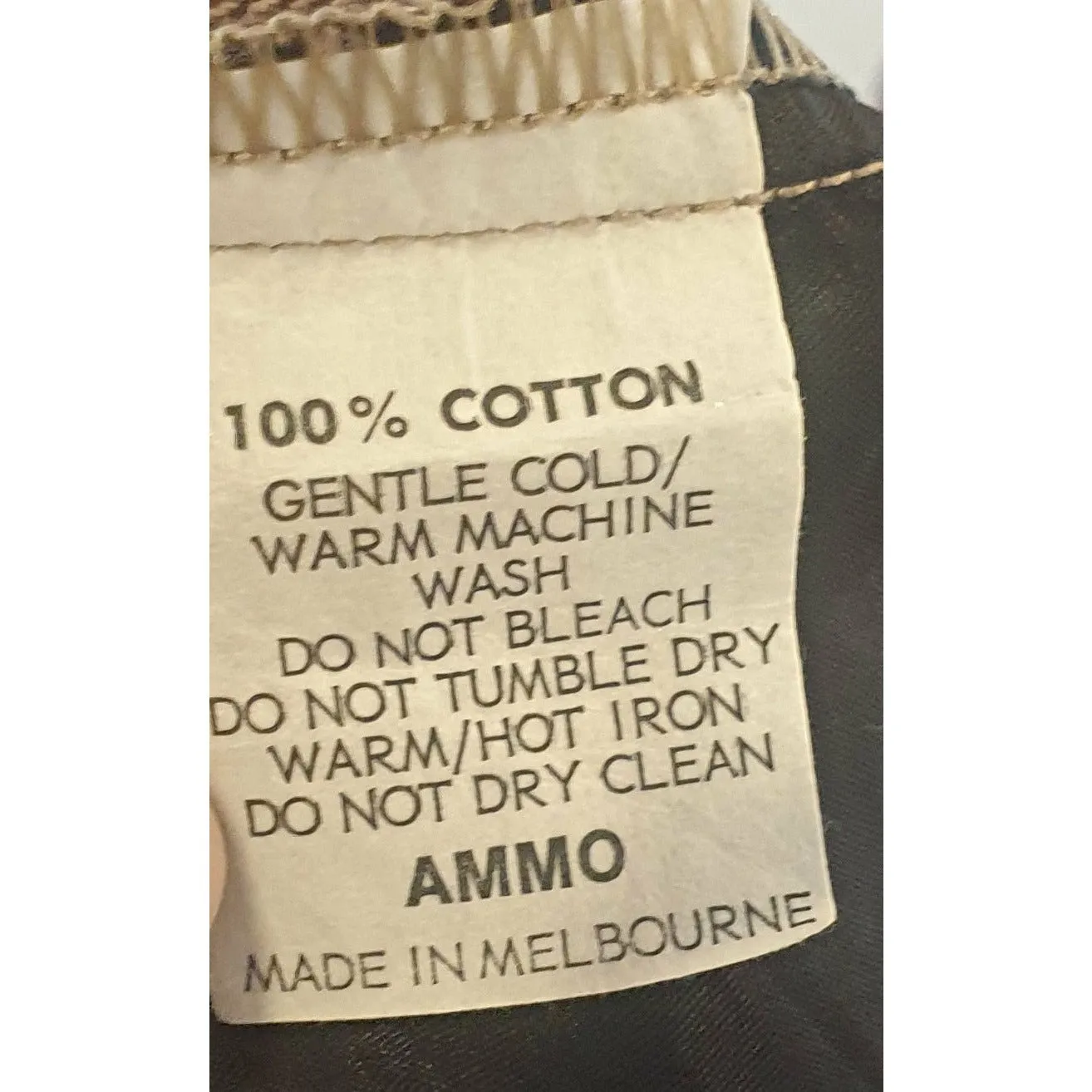 Ammo pre-owned brown capri wide leg pants size 16 (small fit - best fits 14)