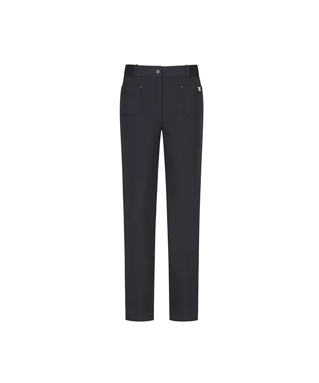 ANEW Golf: Women Thin Fleece Basic L/PT - Black