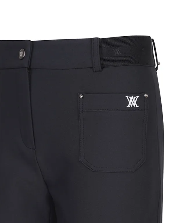 ANEW Golf: Women Thin Fleece Basic L/PT - Black