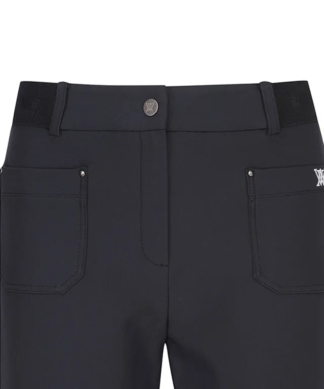 ANEW Golf: Women Thin Fleece Basic L/PT - Black