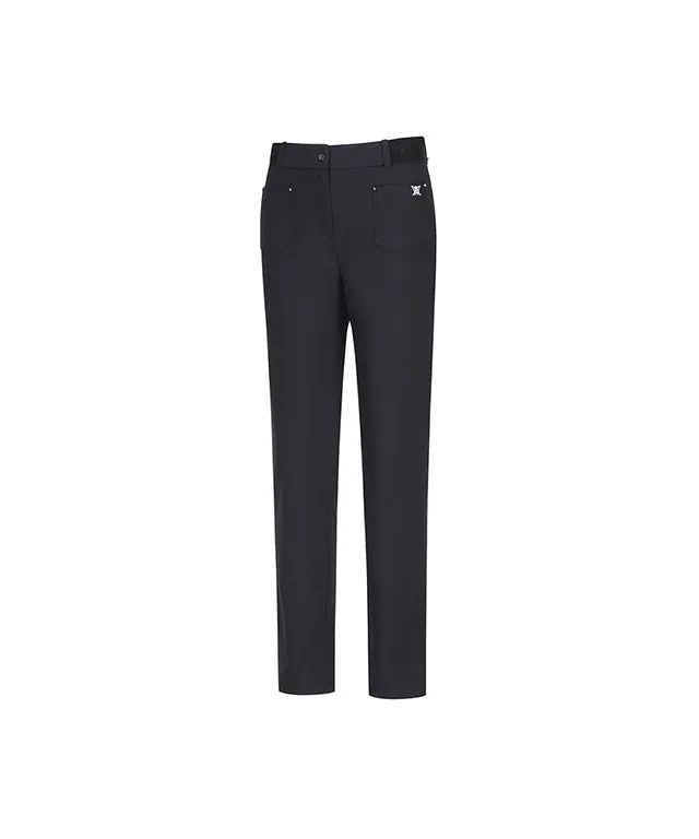 ANEW Golf: Women Thin Fleece Basic L/PT - Black