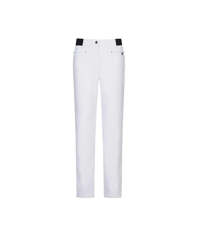 ANEW Golf: Women Thin Fleece Basic L/PT - Off White