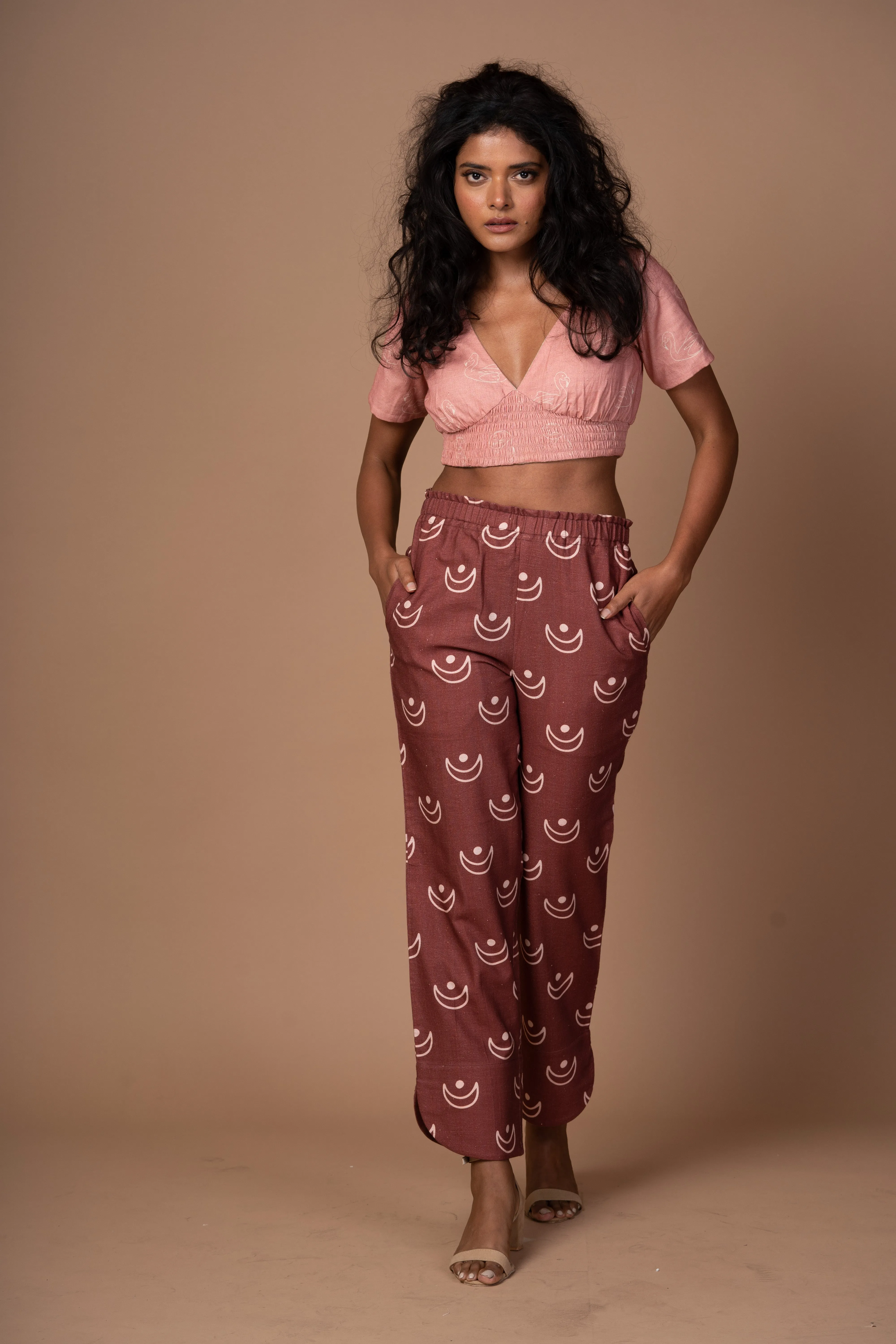 Archway Pants in Iron and Steel Pattern