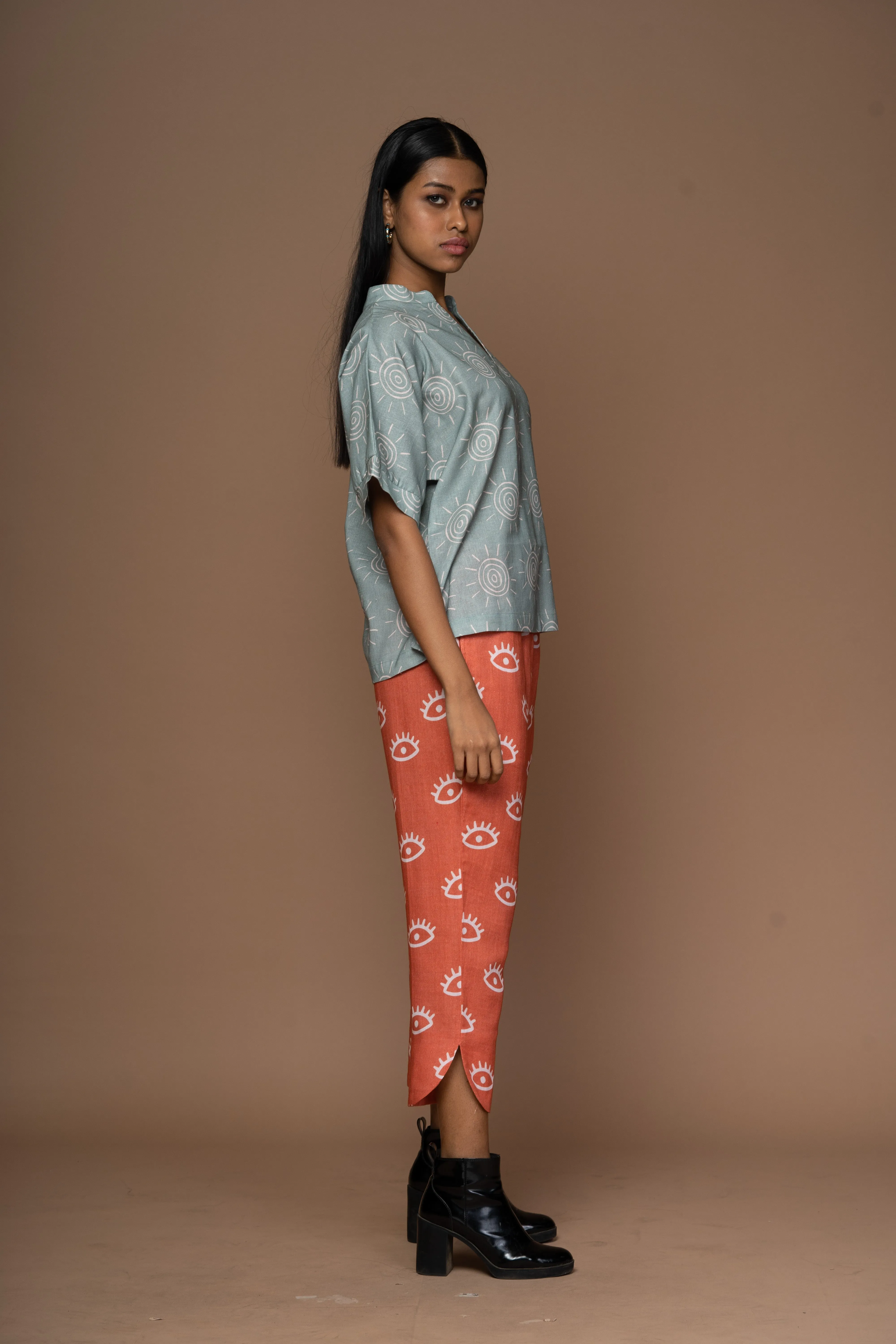 Archway Pants in See the Sea Pattern