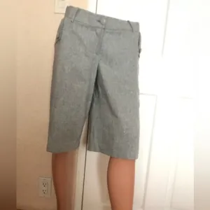 Arden B light grey wide shorts. NWT in sz 4