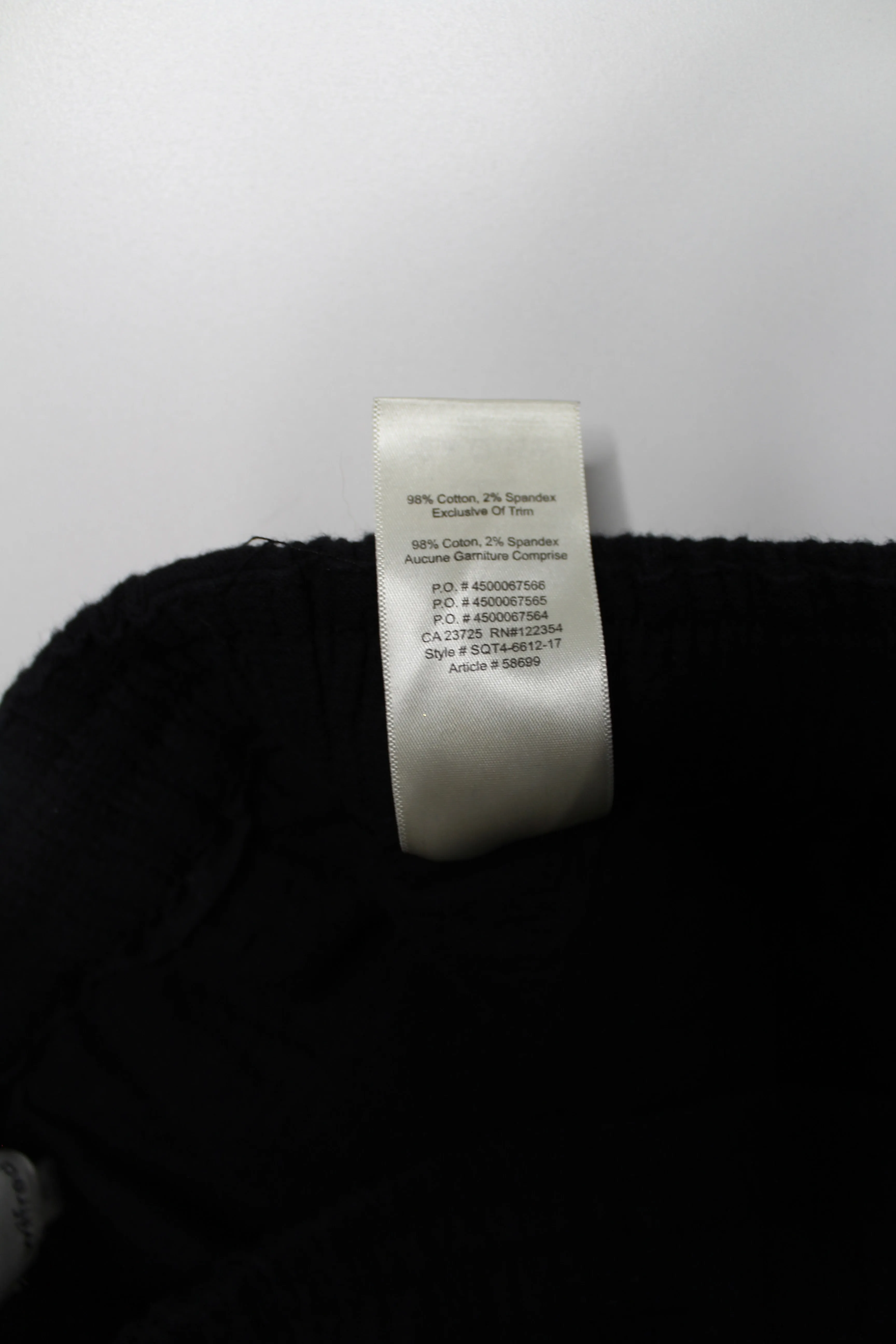 Aritzia Wilfred black waffle lounge shorts, size xs