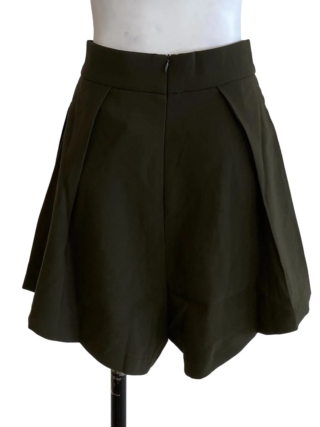 Army Green Wide Shorts