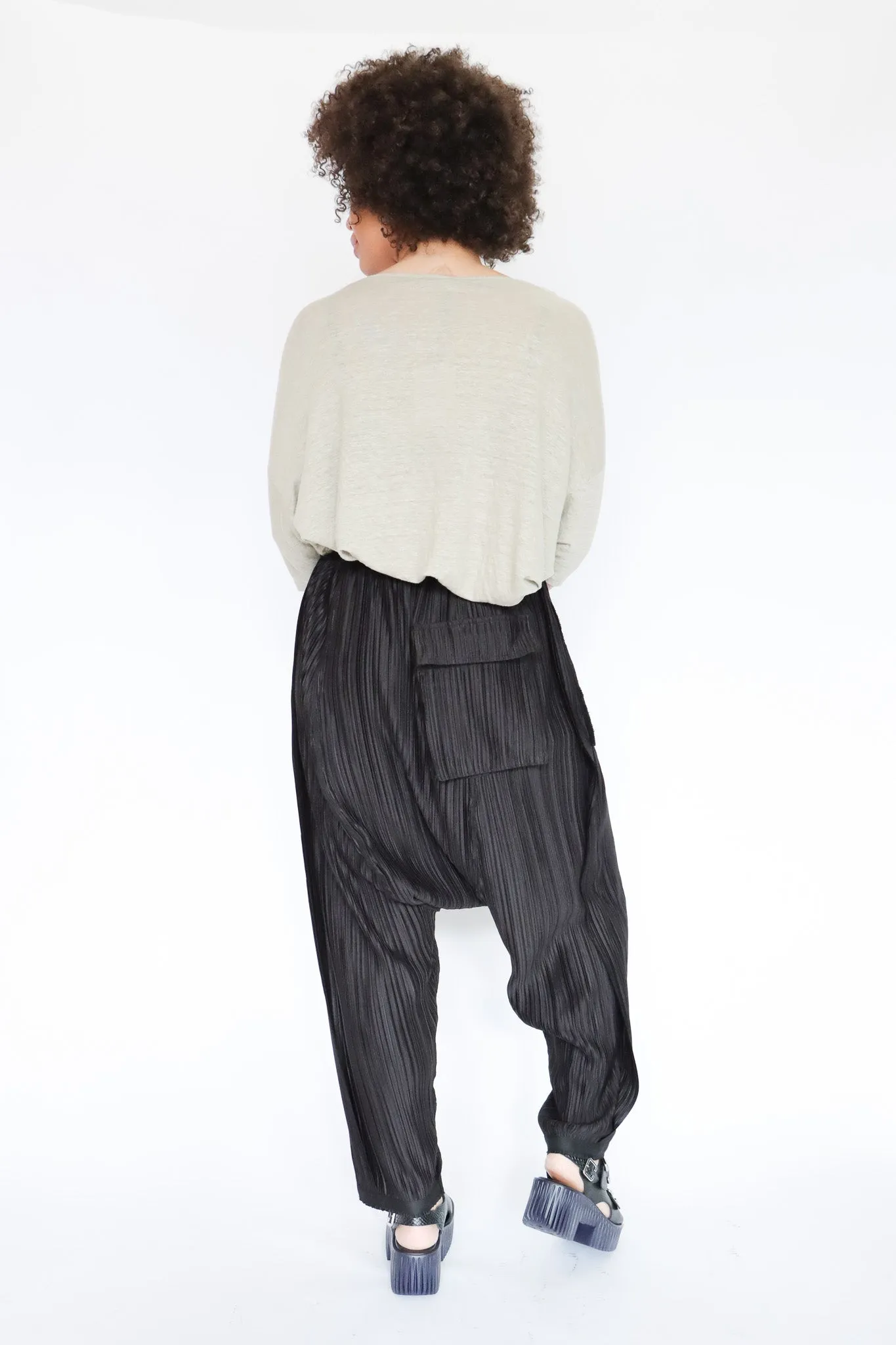 asparagus_ SS-25-PT-11 Pleated Pants