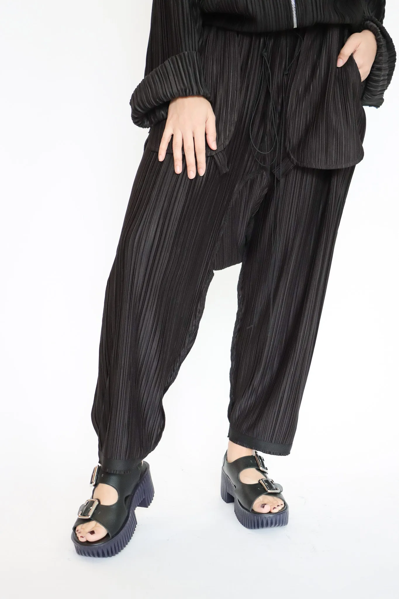 asparagus_ SS-25-PT-11 Pleated Pants