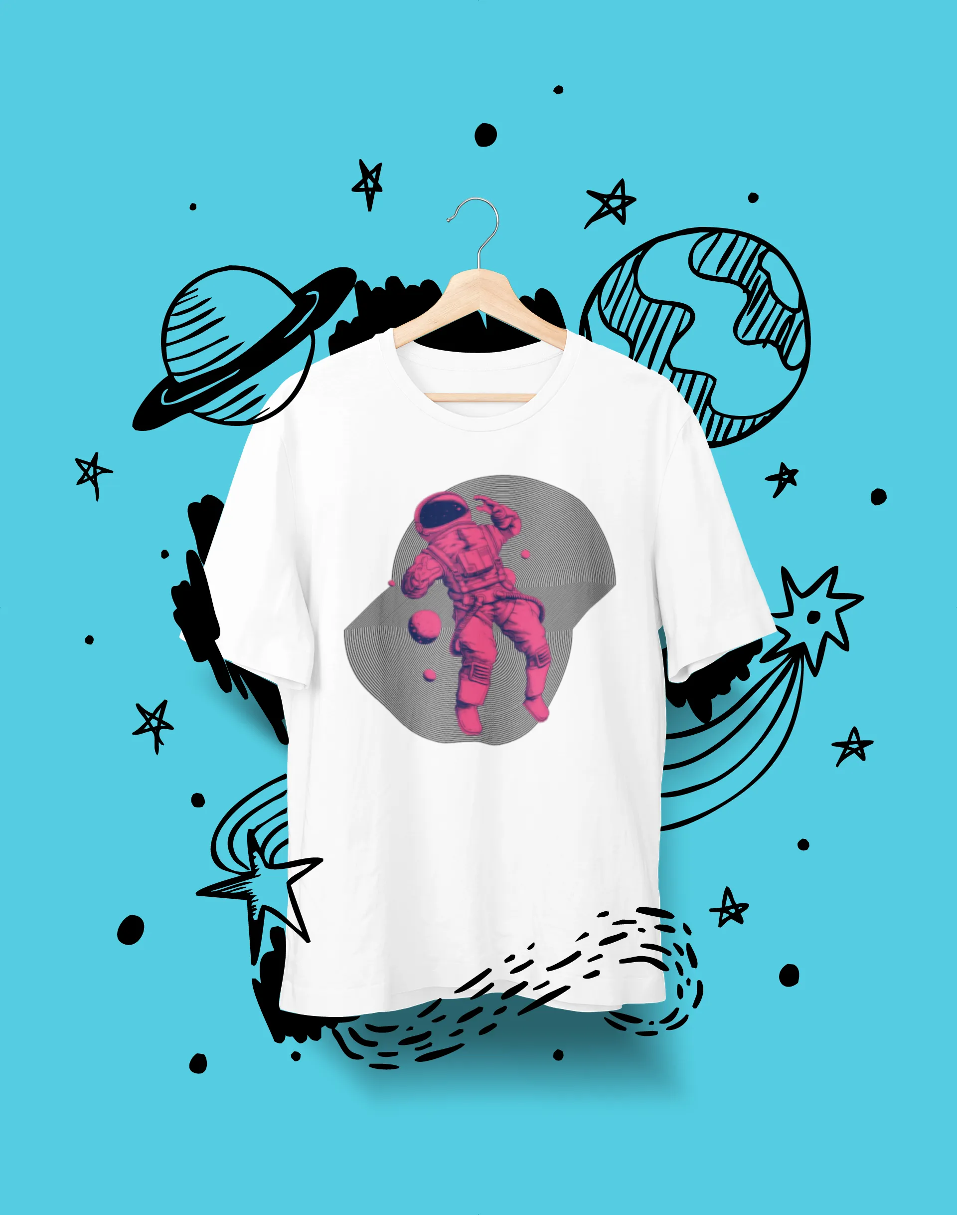 Astro Aesthetic (Blood Red) - Heavy Cotton Tee