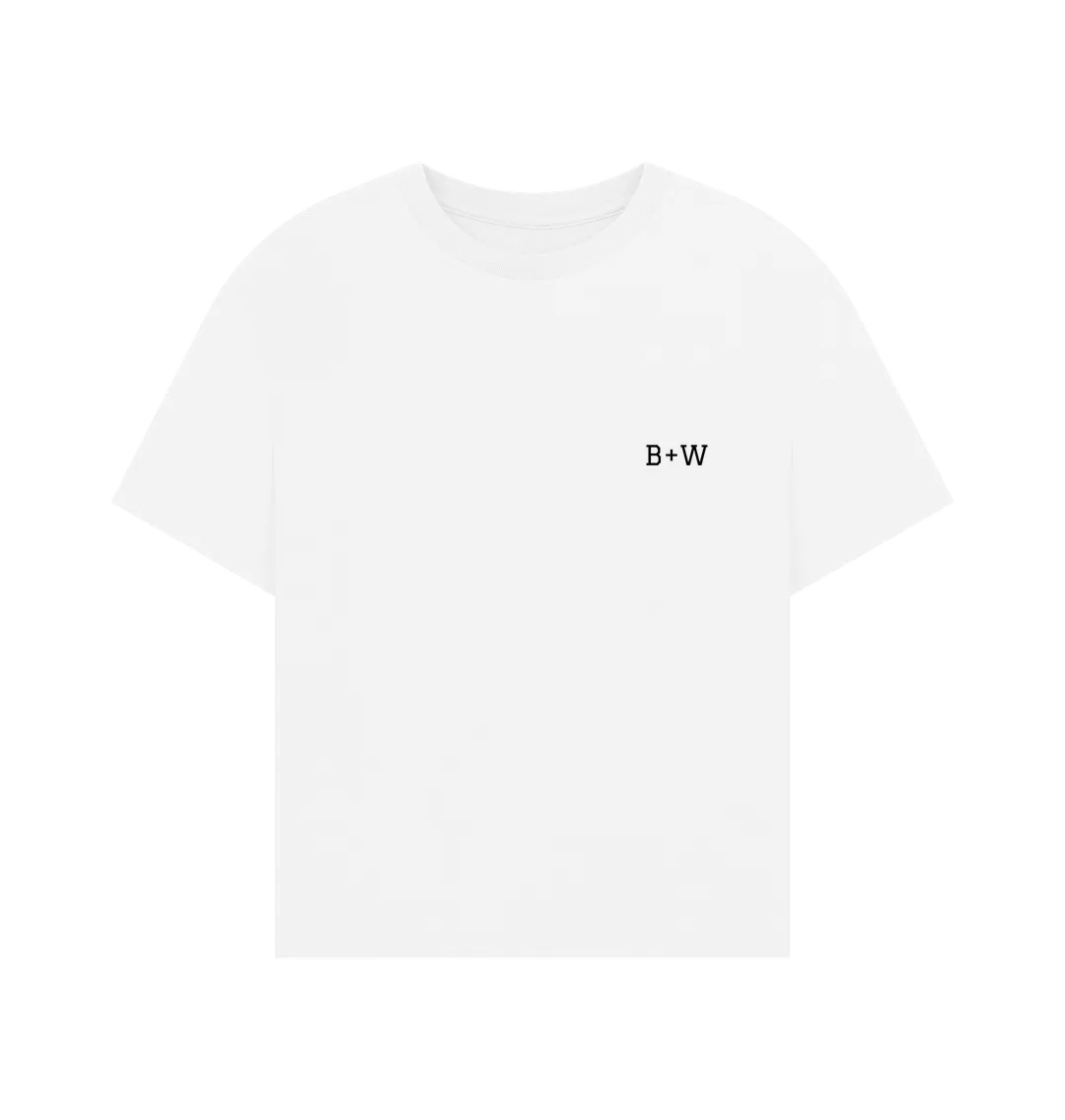 B W Oversized Tee
