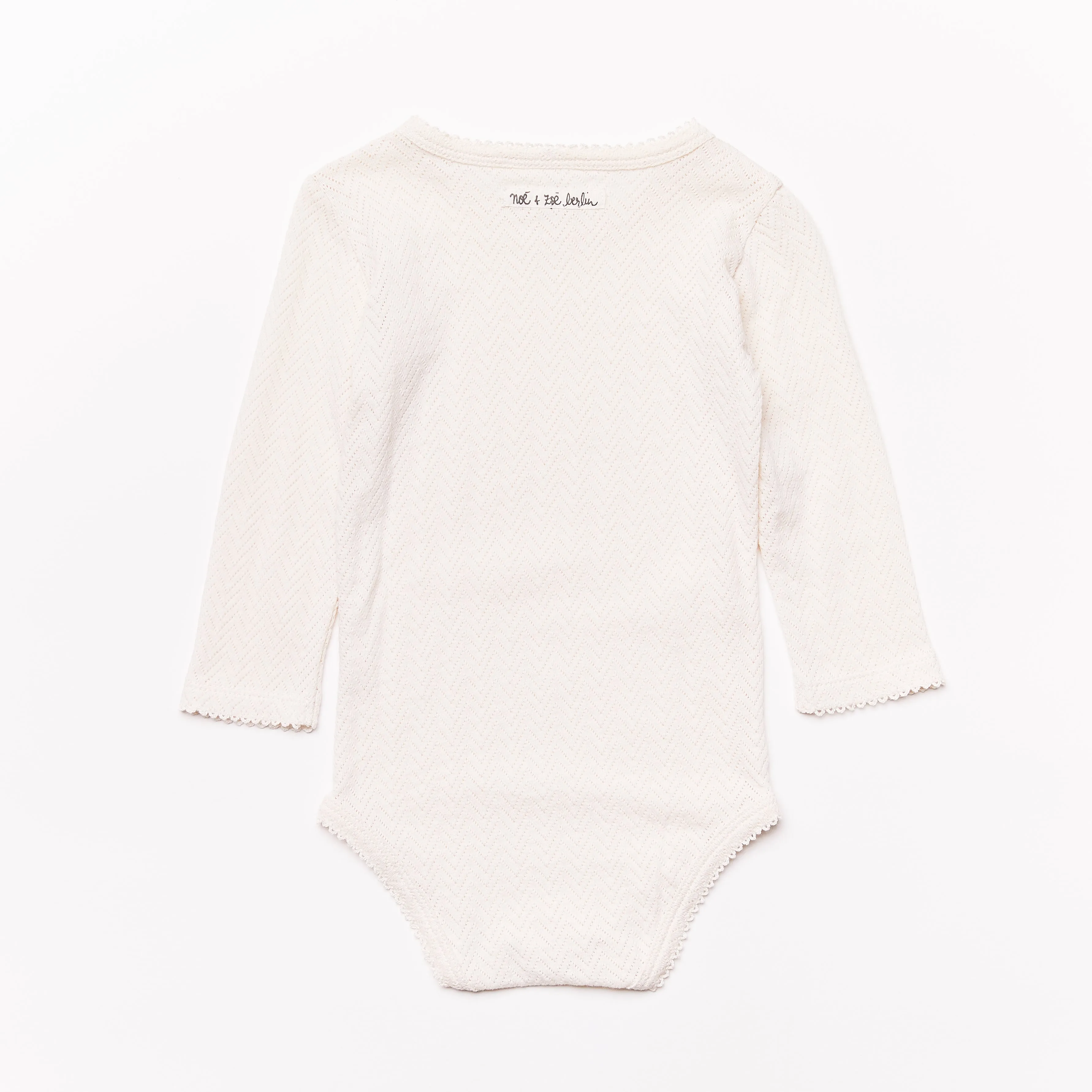 Baby Longsleeve Body // ecru // 6-12m // SAMPLE