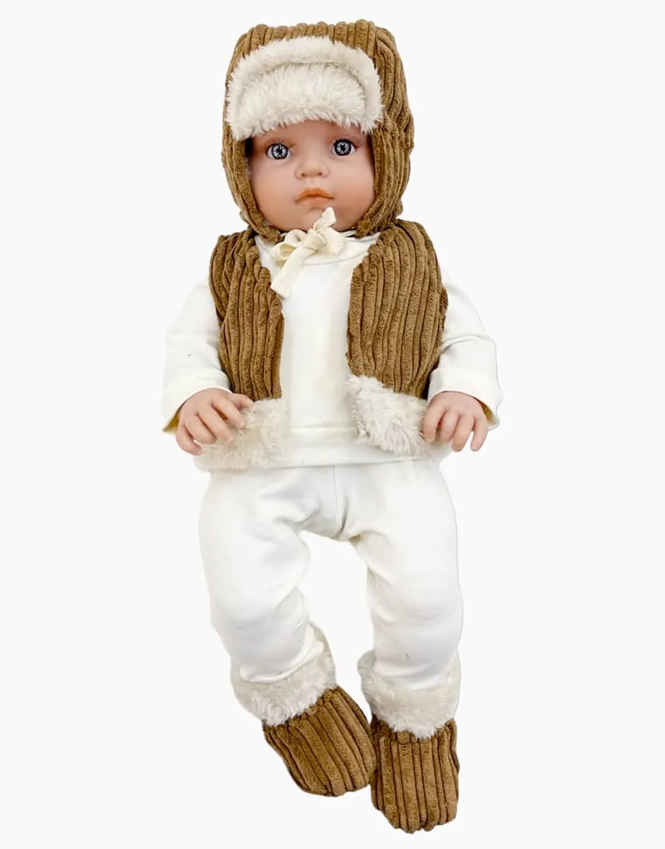 Bambinis Sam Set - Ecru Jersey