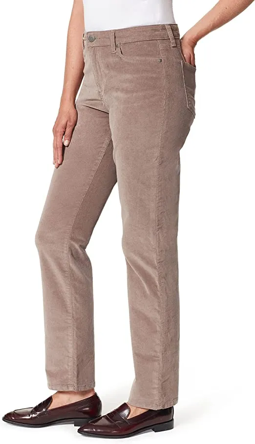 Bandolino Women's Mandie Signature Fit High Rise Straight Jean light brown