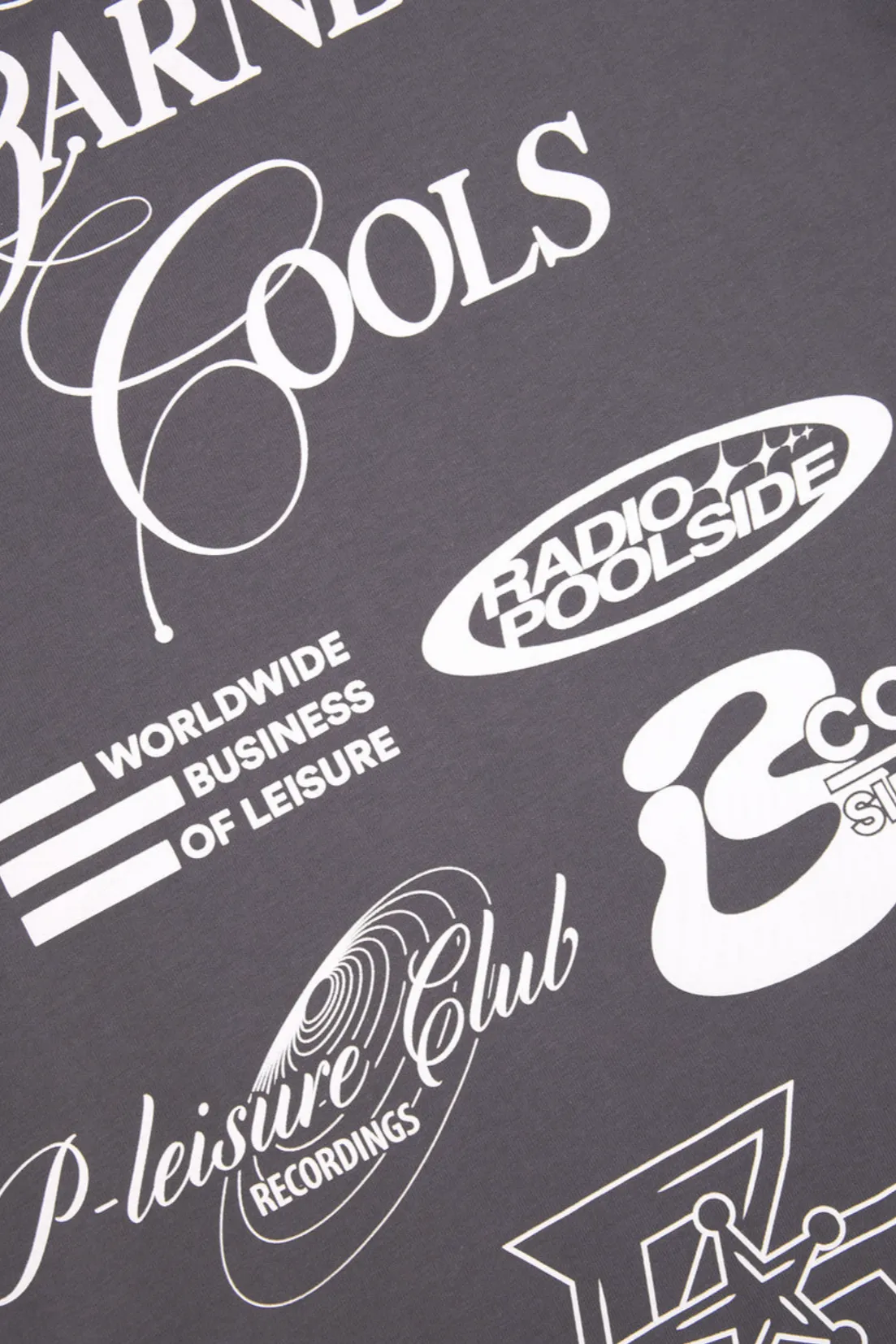 BARNEY COOLS RADIO TEE - WASHED BLACK