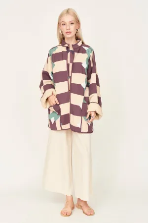 Bergen Jacket in Plum Origami