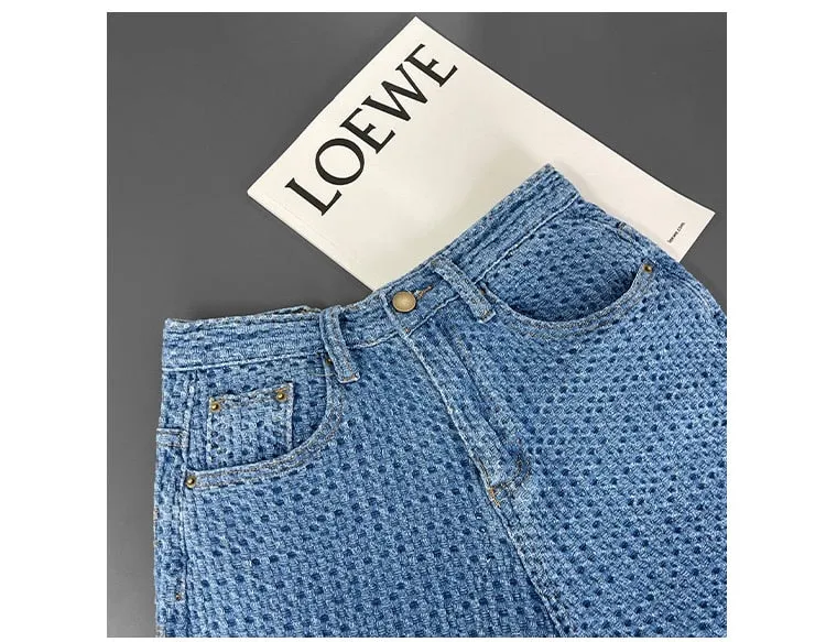 BerryBetty - Women Jeans High Waist Casual Streetwear y2k Baggy Office Lady New Fashion Korean Denim Trousers Female Straight Wide Leg Pants