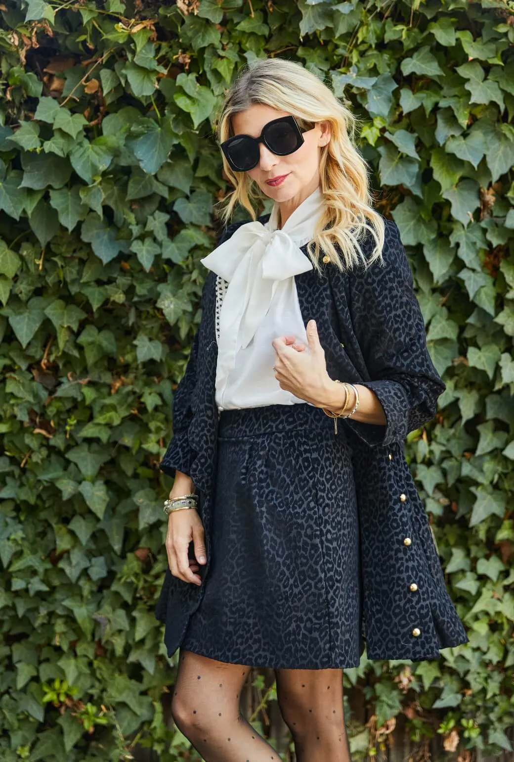 Big Bow Blouse - Sheer White