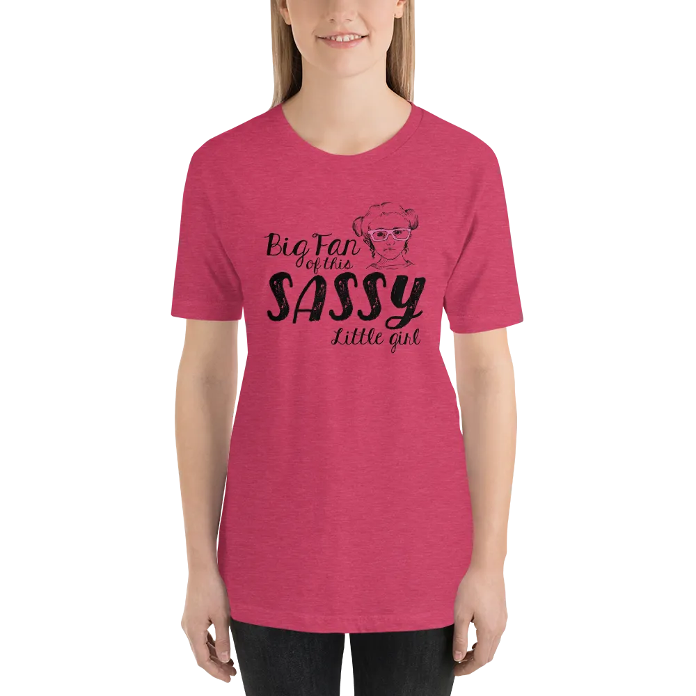 Big Fan of this Sassy Little Girl (Esperanza - Raising Dion) Adult Light Color Shirts