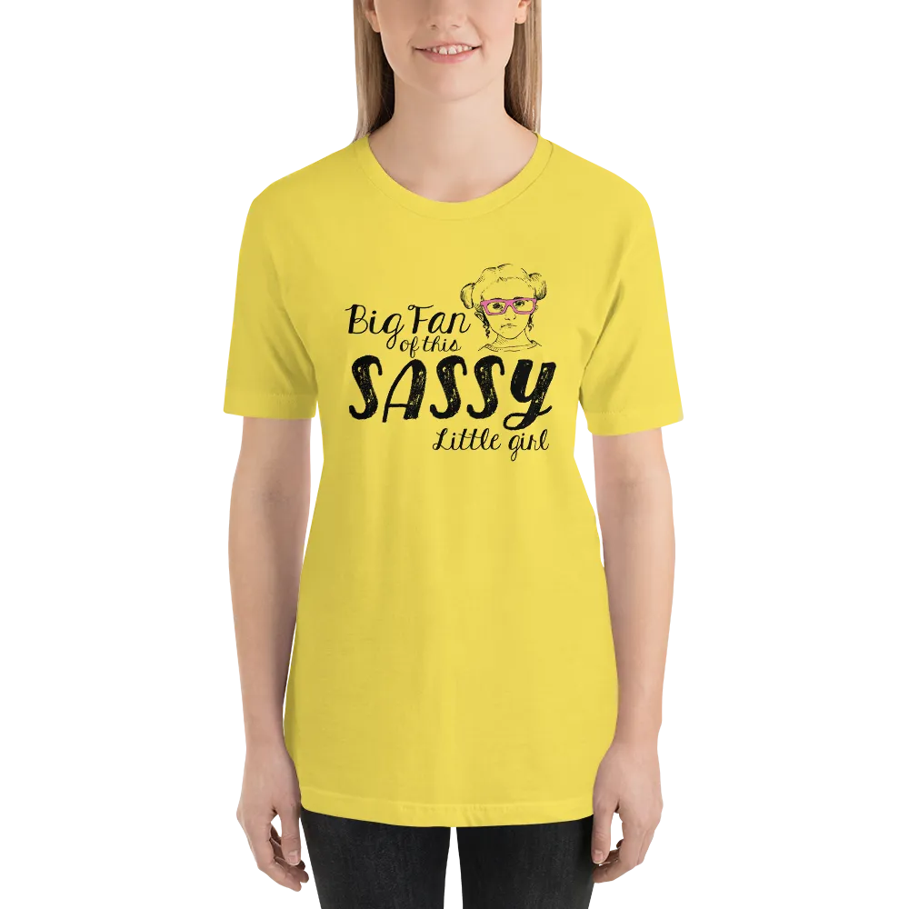 Big Fan of this Sassy Little Girl (Esperanza - Raising Dion) Adult Light Color Shirts