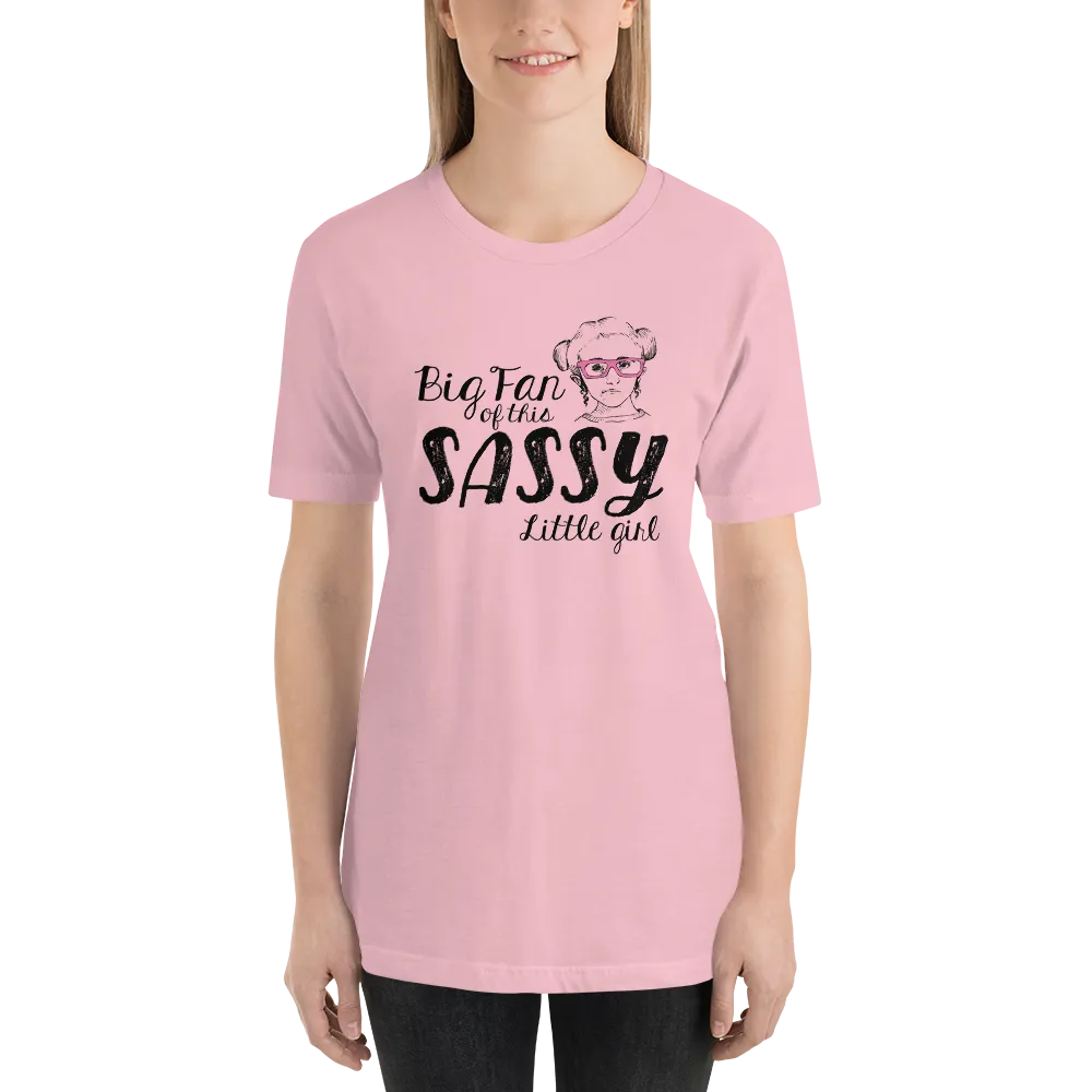 Big Fan of this Sassy Little Girl (Esperanza - Raising Dion) Adult Light Color Shirts