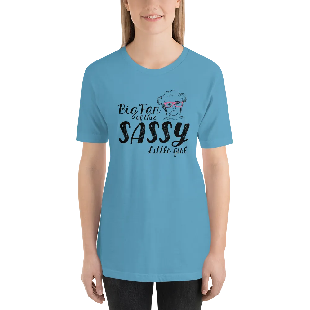 Big Fan of this Sassy Little Girl (Esperanza - Raising Dion) Adult Light Color Shirts